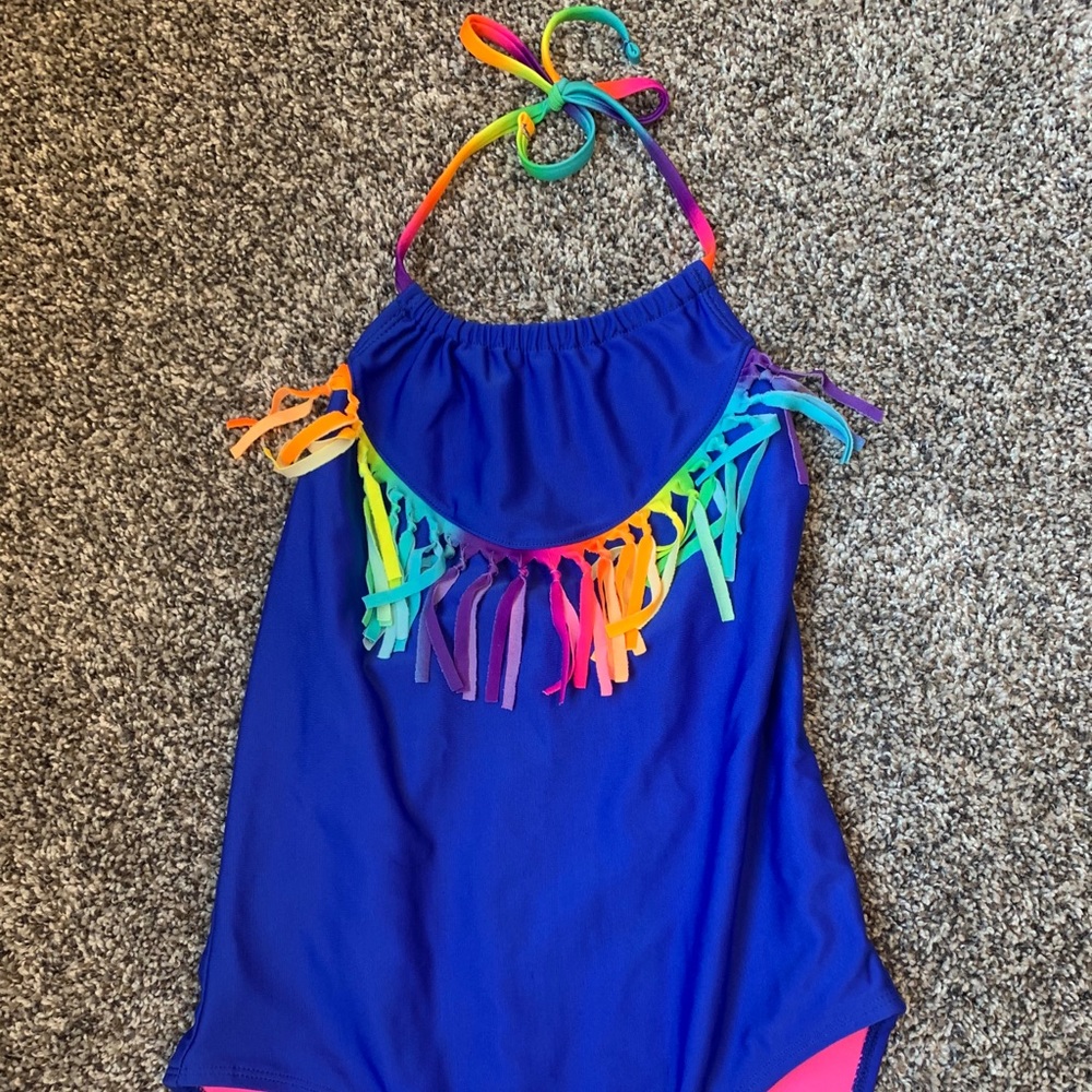 Girls one piece swimming suit